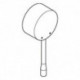 Levier GROHE 46917 graphite dur brossé