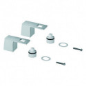 Poignée GROHE paire 48321 pour Eurocube 3-L-WT-Batterie Mark. bleu/rouge chromé