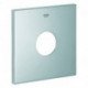 Rosace Grohe 48434 carré pour EHM-Kit de garnitures chromé
