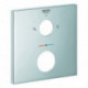 Rosace Grohe 49102 carré pour Thermostat-Kit de garnitures chromé