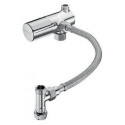 Ensemble thermostatique à vanne d'équerre Ensemble de tuyaux flexibles chromés SCHELL