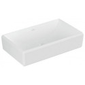Vasque à poser V&B ANTHEUS 650 x 388 mm sans bonde, céramique blanche effet pierre