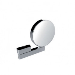 Miroir de rasage/cosmétique emcoasis 300 chrome taille : 3+7-fois, connexion directe, EMCO