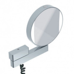 Miroir LED et miroir grossissant :3+7-fois Cable chromé FW