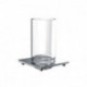 Porte-verre emco liaison pour garde-corps en verre cristal clair. chrome
