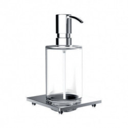 Distributeur de savon liquide emco liaison pour garde-corps. avec pompe. Chrome