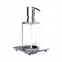 Distributeur de savon liquide emco liaison pour garde-corps. avec pompe. Chrome