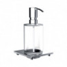 Distributeur de savon liquide emco liaison pour garde-corps. avec pompe. Chrome