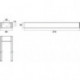 Porte-serviettes 185000131 liaison chrome rigide, 310mm EMCO