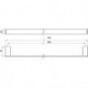 Porte-serviettes de bain 186000140 liaison chrome 829.9mm EMCO
