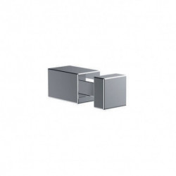 Crochet 187500102 liaison chrome 16x16x45mm EMCO