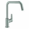 Mitigeur d'évier Eurosmart 30567 haut sortie acier