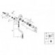Mitigeur d'évier monocommande Eurosmart 31509_3 Montage mural saillie 150mm chromé