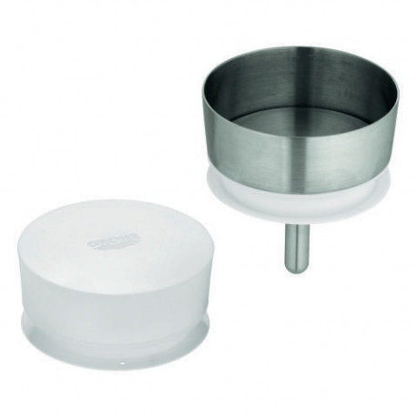 Set de couvercles GROHE Blue 40636 2 couvercles acier inoxydable / blanc