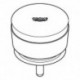 Set de couvercles GROHE Blue 40636 2 couvercles acier inoxydable / blanc