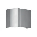 Panneau de connexion panneau de douche LINUS en aluminium anodisé, brossé 150-450 mm SCHELL