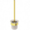 Set de brosses WC CONCA rond, avec support mural or brossé IDEAL STANDARD