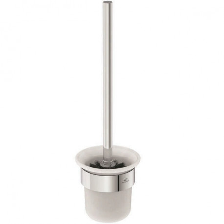 Set de brosses WC CONCA rond, avec support mural chromé IDEAL STANDARD