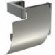 Porte-mouchoirs CONCA carré, avec couvercle orage argenté IDEAL STANDARD