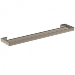 Porte-serviettes CONCA double, carré, 600 mm silver storm IDEAL STANDARD