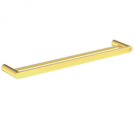 Porte-serviettes CONCA double, rond, 600 mm or brossé IDEAL STANDARD