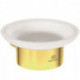 Porte-savon CONCA rond, avec support mural or brossé IDEAL STANDARD