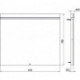 Miroir lumineux 810 x 700 mm. Changement de couleur