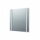 Miroir lumineux 600 x 610 mm. Changement de couleur