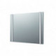 Miroir lumineux 800 x 610 mm. Changement de couleur