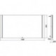 Miroir lumineux 1200 x 610 mm. Changement de couleur