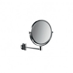 Miroir de rasage et de maquillage emco 3-fois/1-fois. 1-bras. rond. D : 200 mm