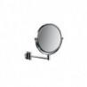 Miroir de rasage et de maquillage emco 3-fois/1-fois. 1-bras. rond. D : 200 mm