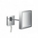 Miroir LED 1-bras. 3-fois carré. D: 200 mm.