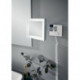 Miroir LED 1-bras. 3-fois carré. D: 200 mm.