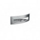 Corbeille murale d'angle avec fixation murale indirecte. chrome