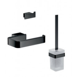 Emco WC-Set LOFT PapHal. o De Bügarn. Doppelhaken schwarz