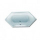 Baignoire 6 angles SPECTRA 1800x800x480mm blanc