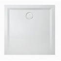 Receveur de douche 1500x1500x30 sans antidérapant. Matériel Solique. Blanche