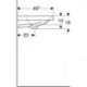 Geberit Waschtisch ACANTO 1200x480mm HL li u re mit Überlauf weiß