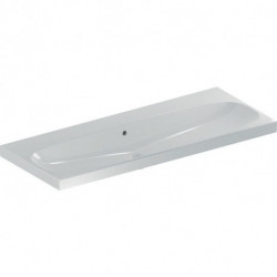 Geberit Waschtisch ACANTO 1200x480mm o Hahnloch mit Überlauf weiß