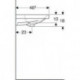 Geberit Waschtisch ACANTO 1200x480mm o Hahnloch mit Überlauf weiß