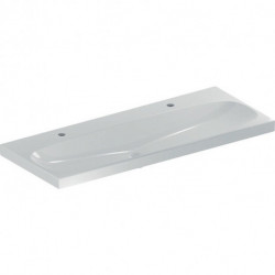 Geberit Waschtisch ACANTO 1200x480mm HL li u re o Überlauf weiß KT