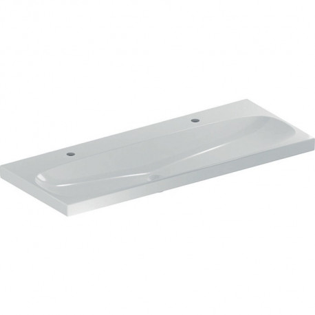 Geberit Waschtisch ACANTO 1200x480mm HL li u re o Überlauf weiß KT