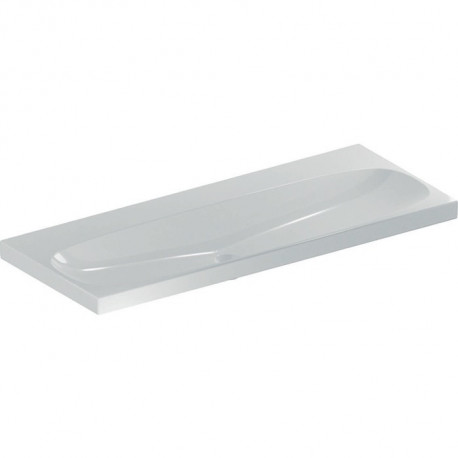 Geberit Waschtisch ACANTO 1200x480mm o Hahnloch ohne Überlauf weiß