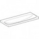 Geberit Waschtisch ACANTO 1200x480mm o HL ohne Überlauf weiß KT