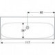 Geberit Waschtisch ACANTO 1200x480mm o HL ohne Überlauf weiß KT