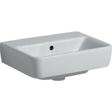 Geberit Handwaschbecken RENOVA PLAN 450x340mm o HL mit Überlauf weiß KT