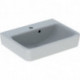 Lave-mains Geberit RENOVA PLAN 500x380mm avec trou pour robinetterie avec trop-plein blanc