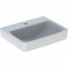 Geberit Waschtisch RENOVA PLAN m HL ohne Überlauf 550x440mm weiß KT