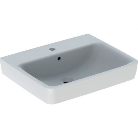 Lavabo Geberit RENOVA PLAN avec trou pour robinet avec trop-plein 600x480mm blanc